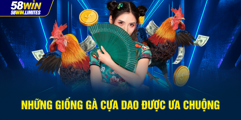 Những Giống Gà Cựa Dao Được Ưa Chuộng